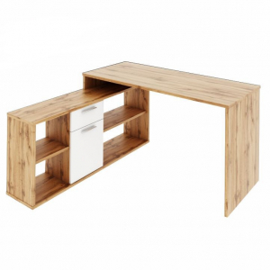 Birouri - Birou pe colt , 135x135 cm , 5 culori la alegere , Bortis Impex