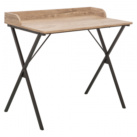 Mobilier Birou - Birou pentru PC, stejar/negru, OFIS