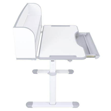 Birou şi scaun crescător, gri/alb, set ZION [17]
