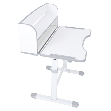 Birou şi scaun crescător, gri/alb, set ZION [16]