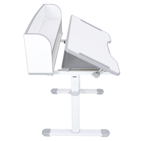 Birou şi scaun crescător, gri/alb, set ZION [19]