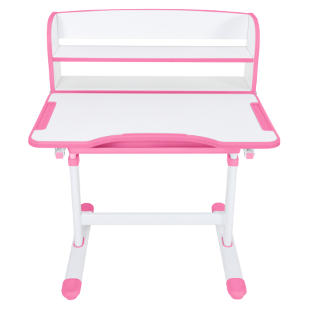 Birou şi scaun pentru creştere, roz/alb, set ZION [23]