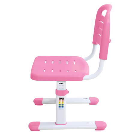 Birou şi scaun pentru creştere, roz/alb, set ZION [9]