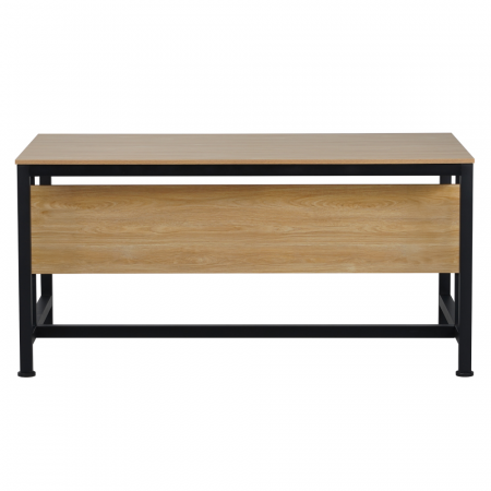 Birou, stejar/negru, 120x80 cm, KILIS NEW [2]