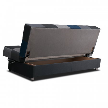 Canapea, albastru, ţesătură malmo, ALABAMA [6]