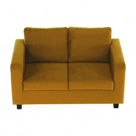 Canapea complet tapiţată, ţesătură muştar, LUANA [10]