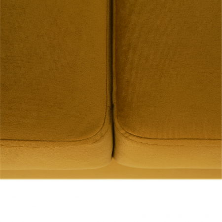 Canapea complet tapiţată, ţesătură muştar, LUANA [3]