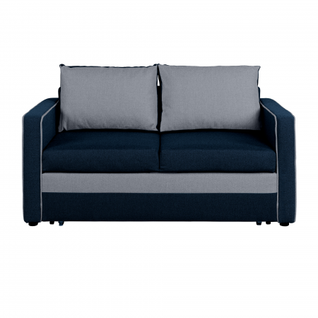 Canapea extensibilă, albastru deschis/albastru, DADA [1]