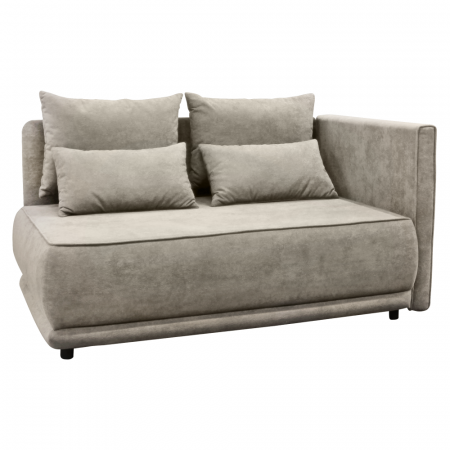 Canapea extensibilă, bej gri Taupe, pe dreapta, LIAMI [2]