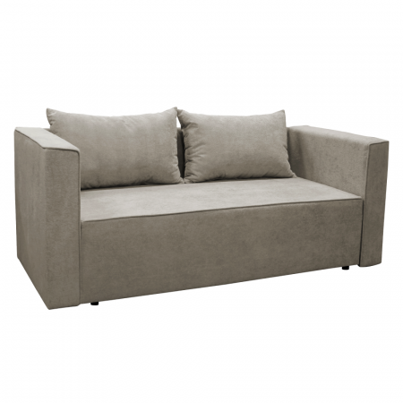 Canapele - Canapea extensibilă, bej gri Taupe, pe dreapta, PEGY P