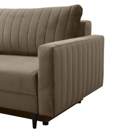 Canapea extensibilă, gri-bej Taupe, PALEM [4]