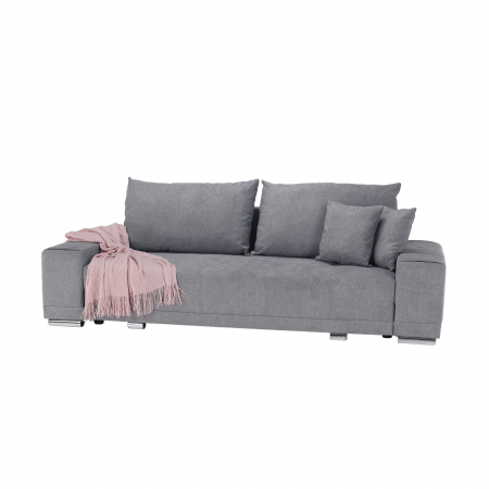 Canapea extensibilă, gri deschis, KEVAN BIG SOFA [2]