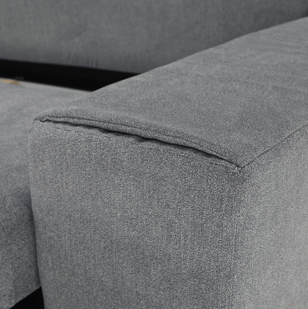 Canapea extensibilă, gri deschis, KEVAN BIG SOFA [12]
