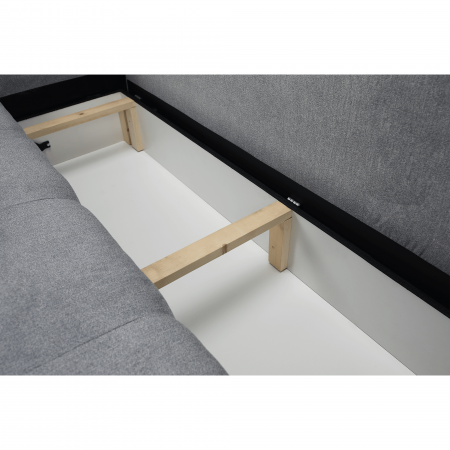 Canapea extensibilă, gri deschis, KEVAN BIG SOFA [15]