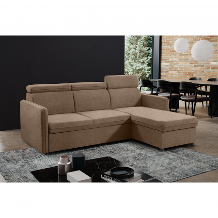 Canapea extensibilă, gri-maro Taupe, ALECHANDRO A ROH [4]