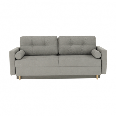 Canapea extensibilă, gri textil  Queens, AURELIA [22]