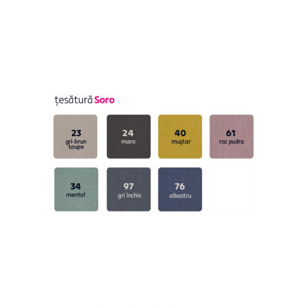 Canapea extensibilă, maro, dreapta, JOGI ROH [1]