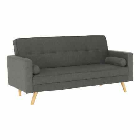 Canapele - Canapea extensibilă, material gri, OTISA