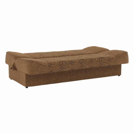 Canapea extensibilă, material textil auriu/model, ASIA NEW [7]