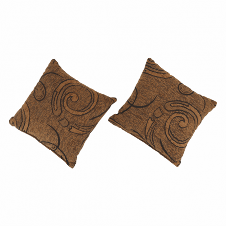 Canapea extensibilă, material textil auriu/model, ASIA NEW [12]