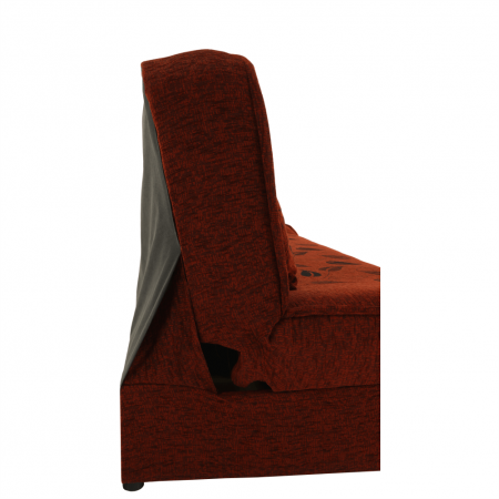 Canapea extensibilă, material textil cărămiziu/model, ASIA NEW [13]