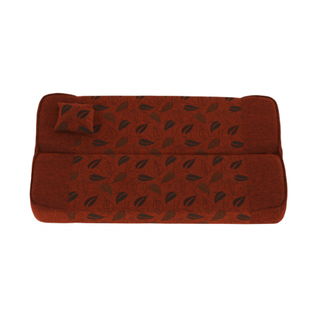 Canapea extensibilă, material textil cărămiziu/model, ASIA NEW [6]