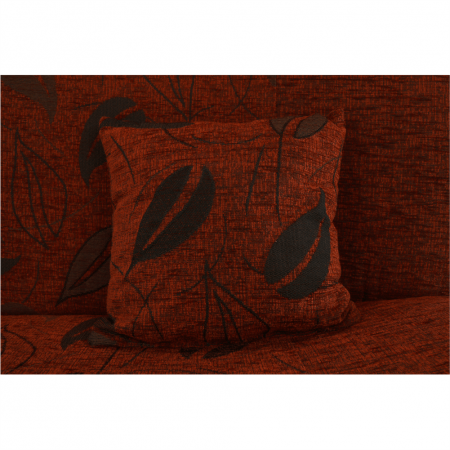 Canapea extensibilă, material textil cărămiziu/model, ASIA NEW [12]