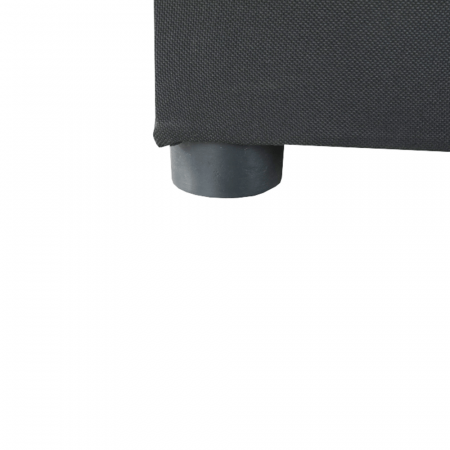 Canapea extensibilă, material textil gri-negru, stânga, LAUREL [4]