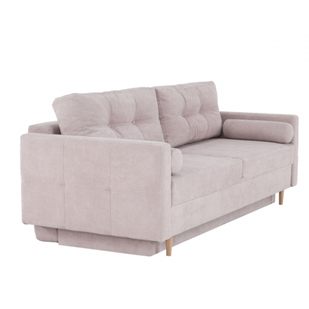 Canapea extensibilă, roz antic textil Queens, AURELIA [4]