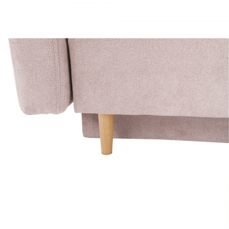 Canapea extensibilă, roz antic textil Queens, AURELIA [11]