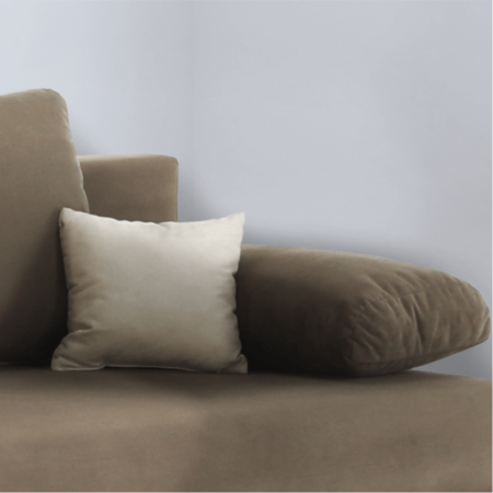 Canapea extensibilă, textil capuccino/bej, CLIV [8]