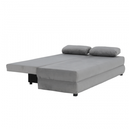 Canapea extensibilă, textil gri/turcoaz, CLIV [2]