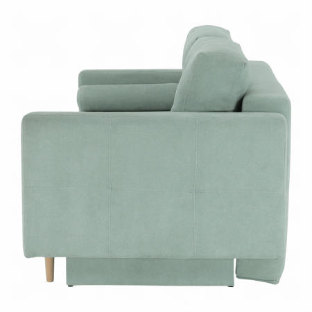 Canapea extensibilă, verde mentă textil Queens, AURELIA [5]