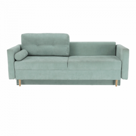Canapea extensibilă, verde mentă textil Queens, AURELIA [4]