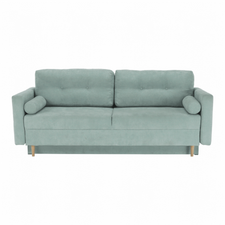 Canapea extensibilă, verde mentă textil Queens, AURELIA [8]