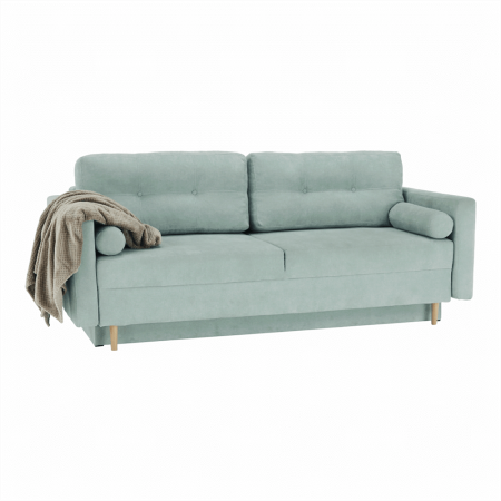 Canapea extensibilă, verde mentă textil Queens, AURELIA [11]