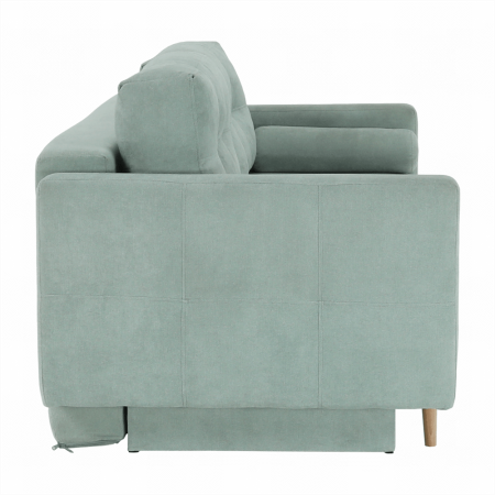 Canapea extensibilă, verde mentă textil Queens, AURELIA [7]