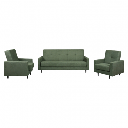 Canapea extensibilă, verde, VALDO [6]