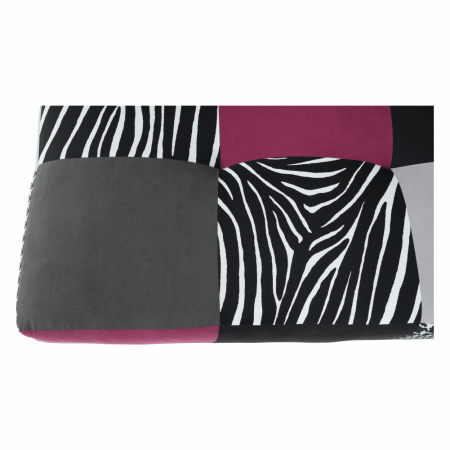 Canapea, textil roz/gri/neagră, ALABAMA [2]