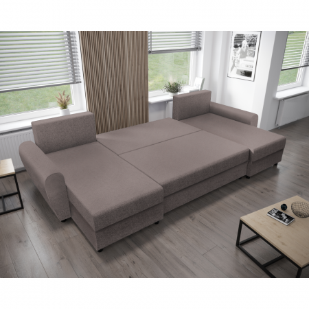 Canapea universală, gri-bej Taupe, DAKAR NEW U [3]