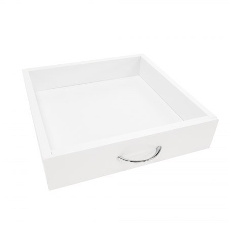 Cărucior de servire, alb / marmură, SEMIR [11]