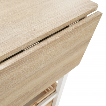 Cărucior de servire, alb / natural, PASSAT [8]