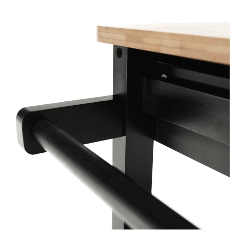 Cărucior de servire, natural/negru, ARETE [8]