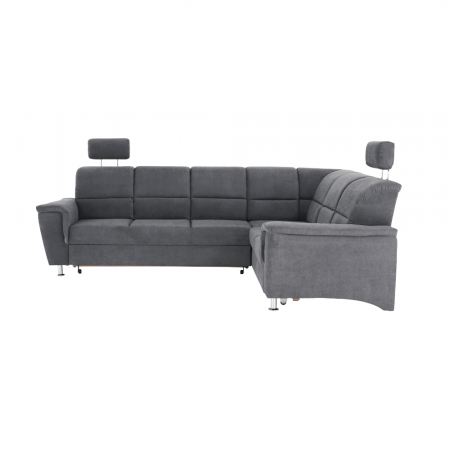 Colţar extensibil, material textil gri, model dreapta, SANTIAGO [6]