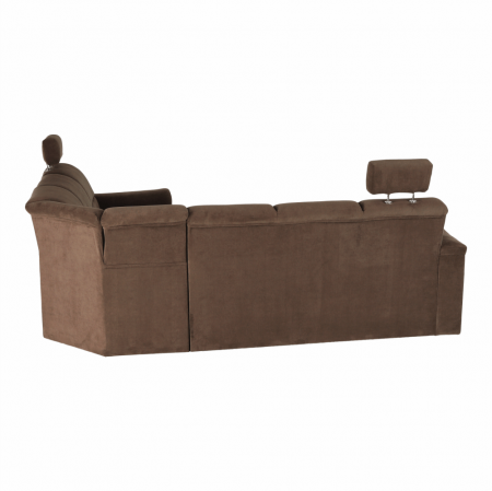 Colţar extensibil, textil maro, dreapta,, SANTIAGO [8]