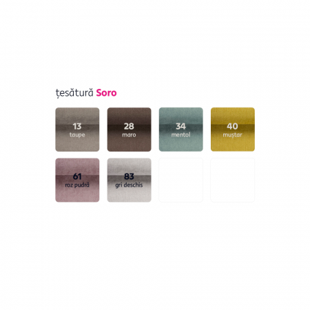 Colţar, gri închis/gri, model stânga, EMILY [1]