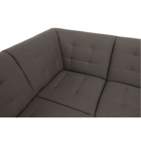 Colţar, gri maroniu Taupe, model dreapta, BRIDGET [13]