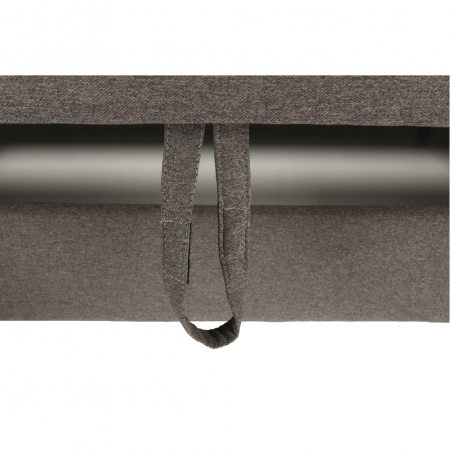 Colţar, gri maroniu Taupe, model dreapta, BRIDGET [12]