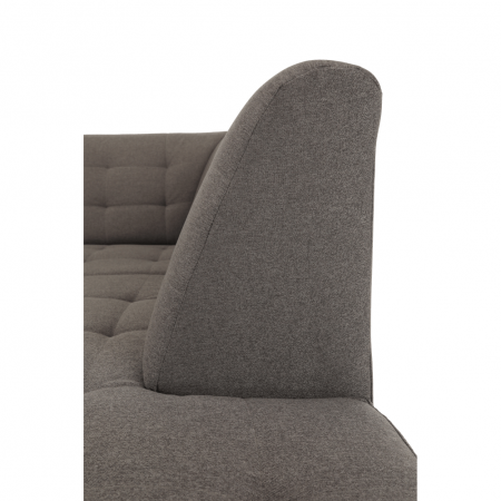 Colţar, gri maroniu Taupe, model stânga, BRIDGET [21]