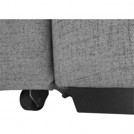 Colţar în formă de U, material textil gri, model stânga, BITER U [11]
